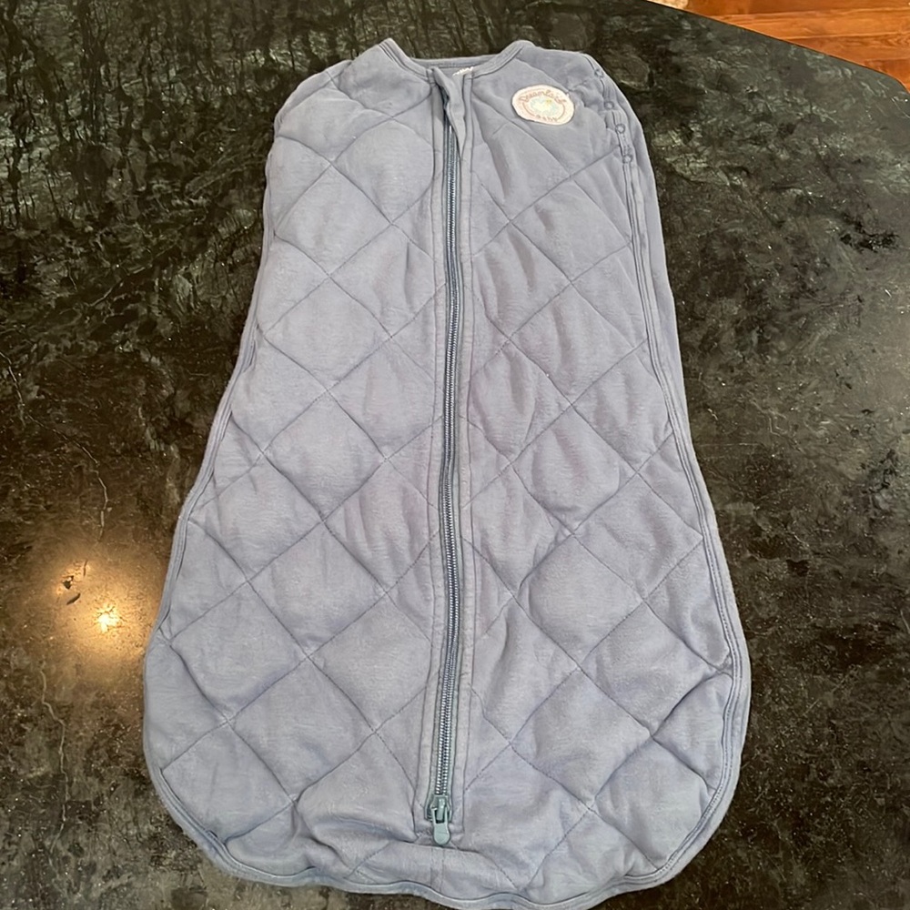 Dreamland Baby Dream Weighted Sack, Size Small in blue